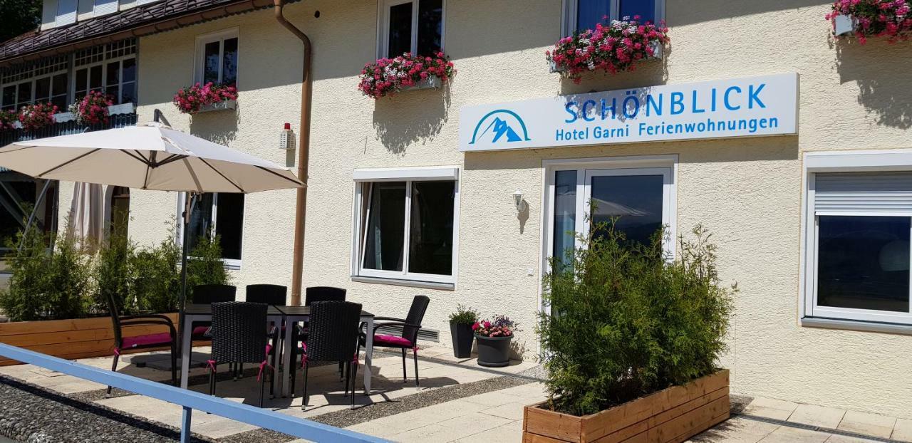 Schoenblick Hotel Garni Ferienwohnungen 林登贝格 外观 照片